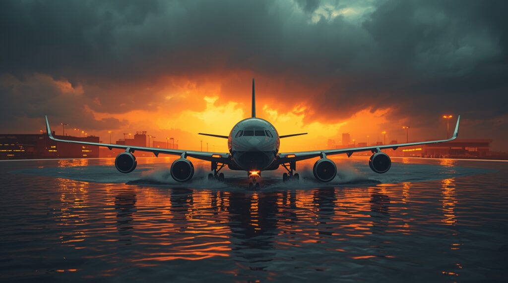 heavy rain mumbai airport