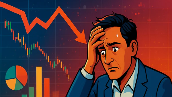 भारतीय शेयर बाजार में भारी गिरावट: सेंसेक्स 694 अंक टूटा, निफ्टी 50 फिसला — पूरी रिपोर्ट