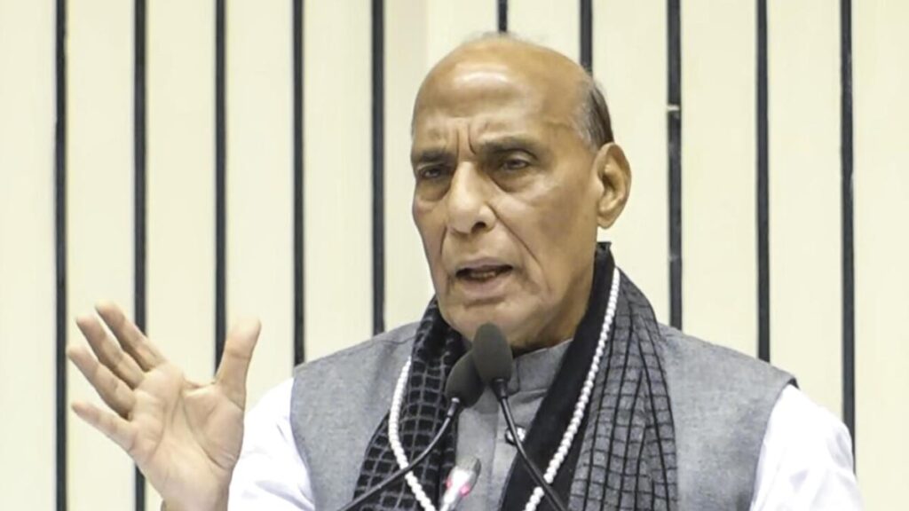 Defence Minister Rajnath Singh