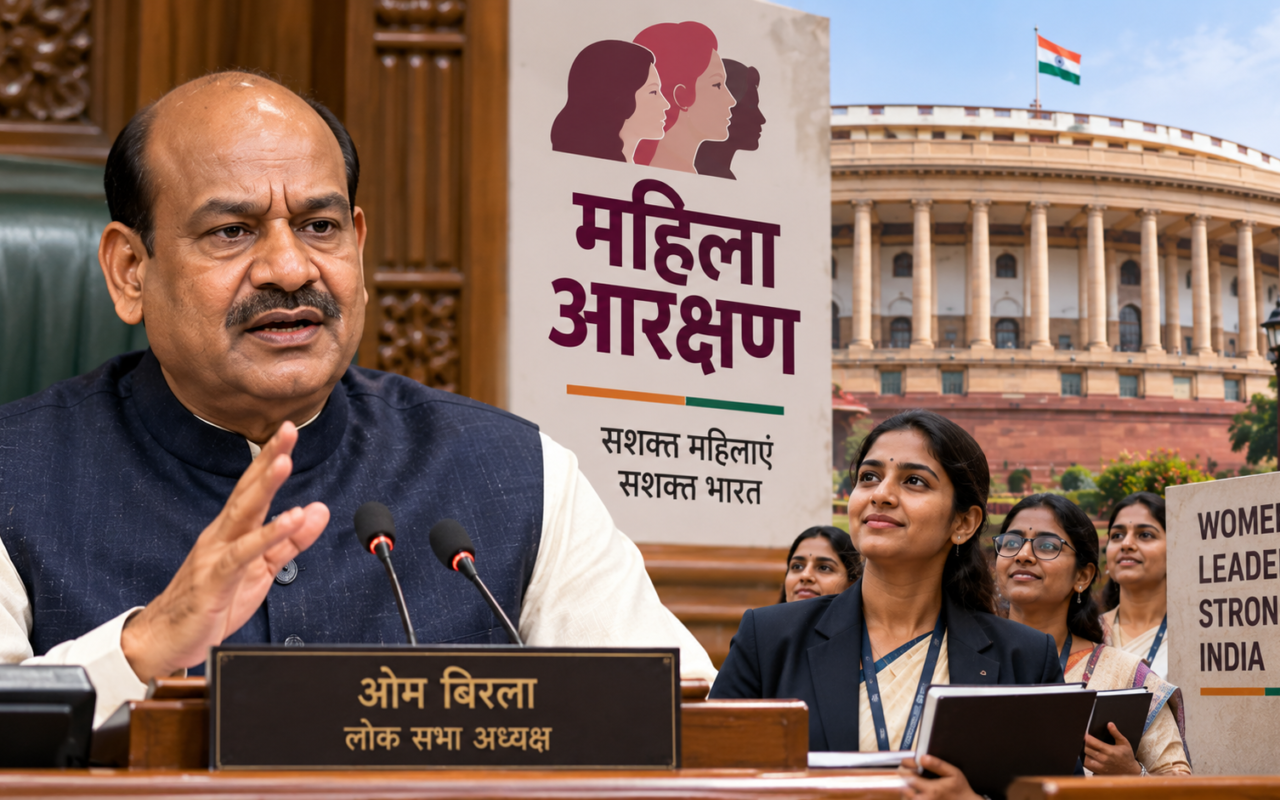 लोकसभा अध्यक्ष ओम बिरला और महिला आरक्षण की चर्चा